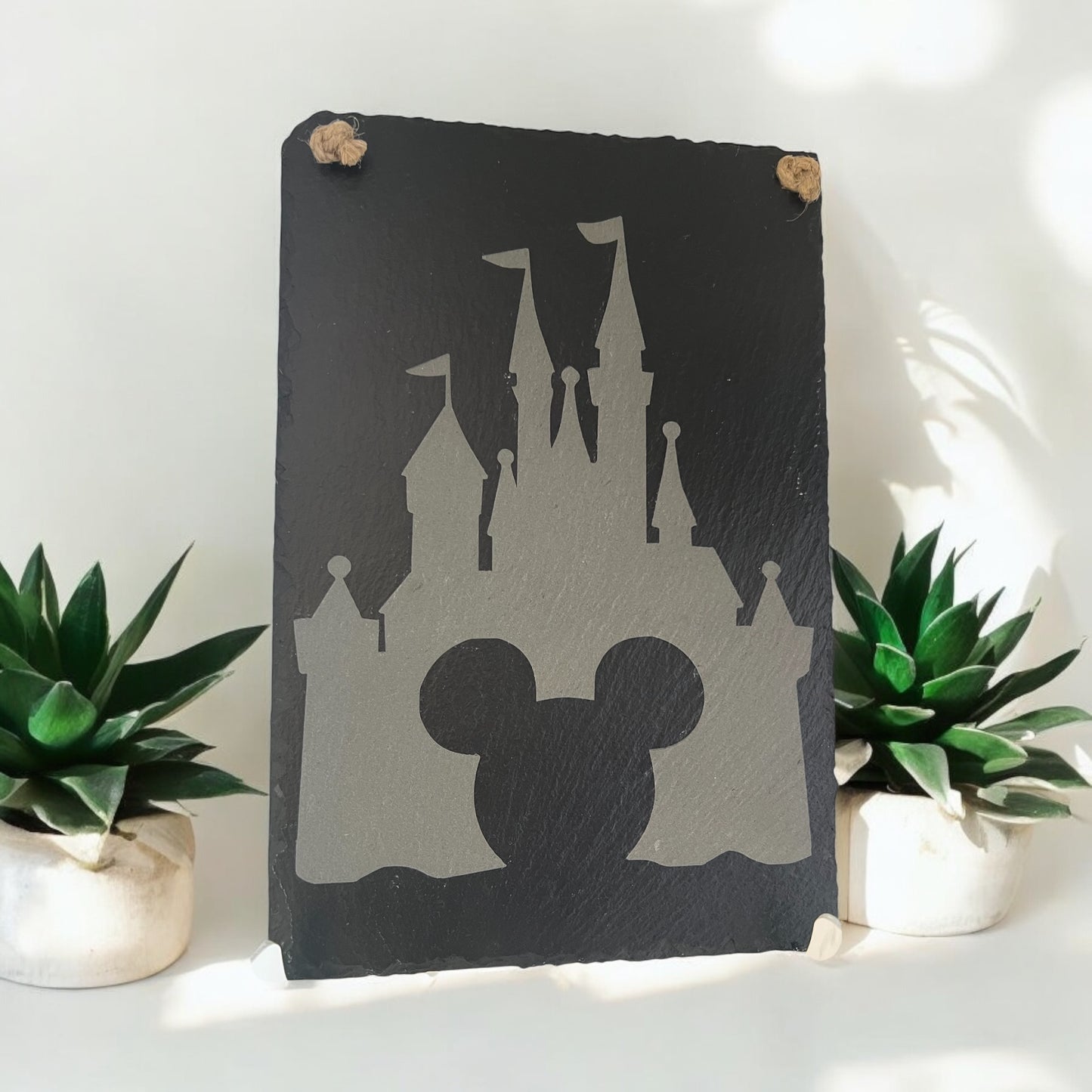 Hanging notice board