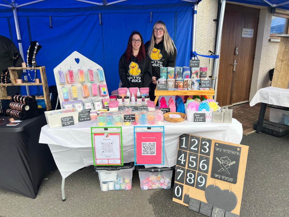 First Craft Stall at PortPatrick (Scotland)